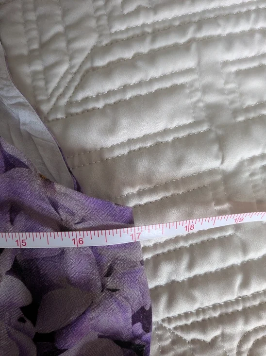 DESIGUAL Purple Cream Bohemian Floral Strap Ruffles Flowy Tank Top Size Medium - Picture 6 of 8